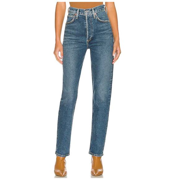 Citizens of Humanity Sabine High Rise Straight Jean Juniper Wash - Picture 1 of 11